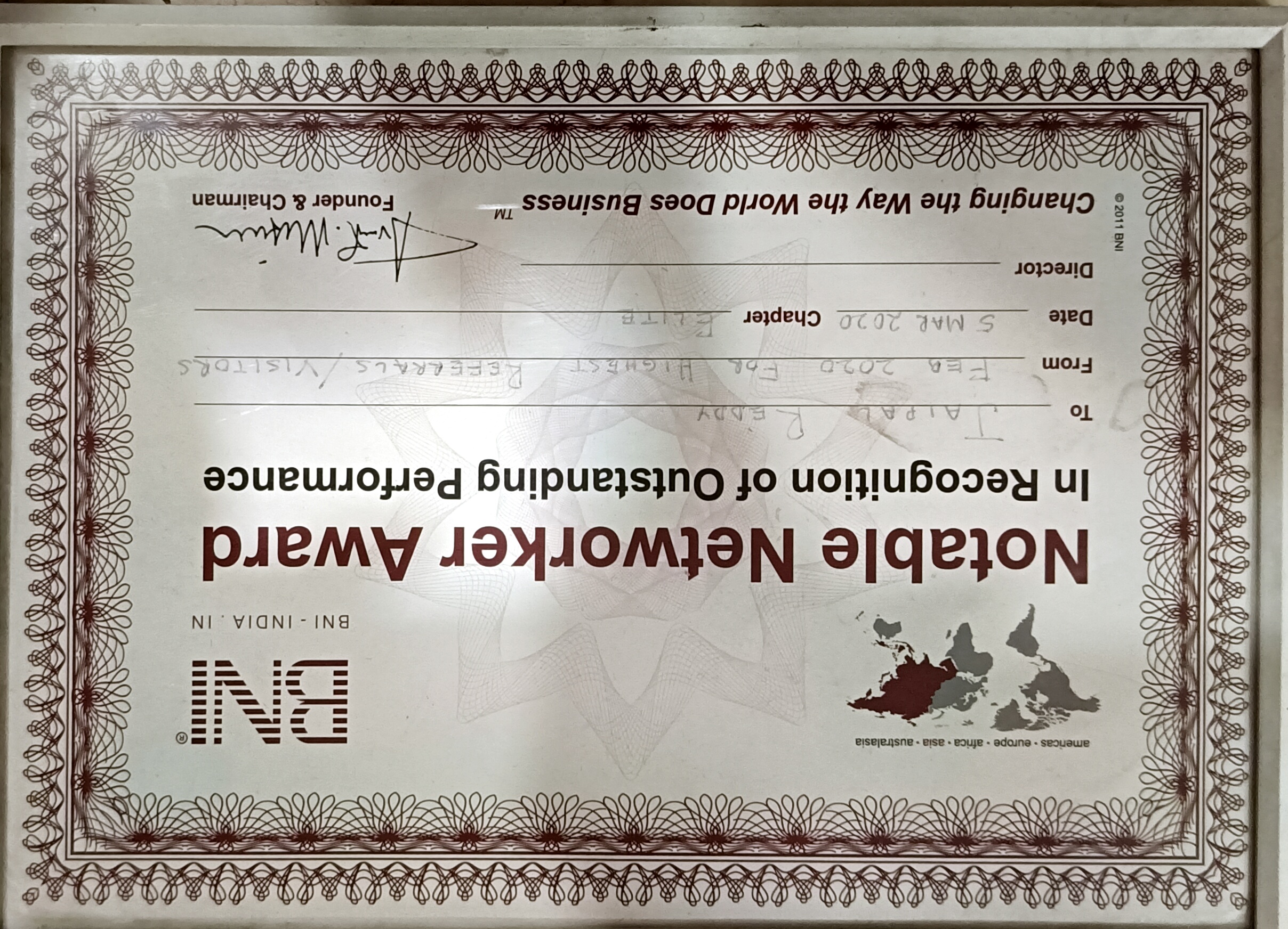 Notable Networker Award