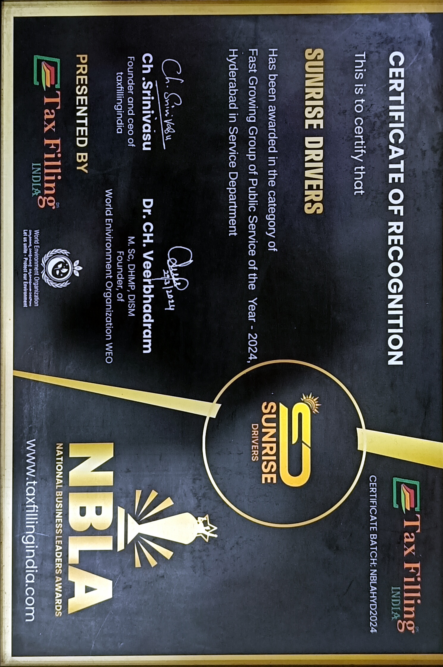 National Business Leaders Awards
